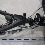 HD Max Black Drop Air Hitch with 1 Sway Bar Installed