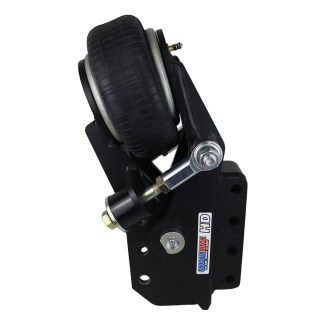 Shocker HD Tongue Mount Air Hitch with Vertical Channel Mount - Base Frame - Side
