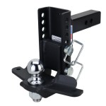 Shocker XR Drop Hitch with Sway Bar Mount Tabs For 2" Receiver - 8 Hole Frame