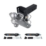 Shocker XR Drop Hitch with Sway Tab Combo Ball and Dual Sway Control Towing Kit - 2-1/2 Receiver