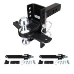 XR (10-Hole) Dual Sway Towing Kit with Chrome Combo Ball - Fits 2" Receiver