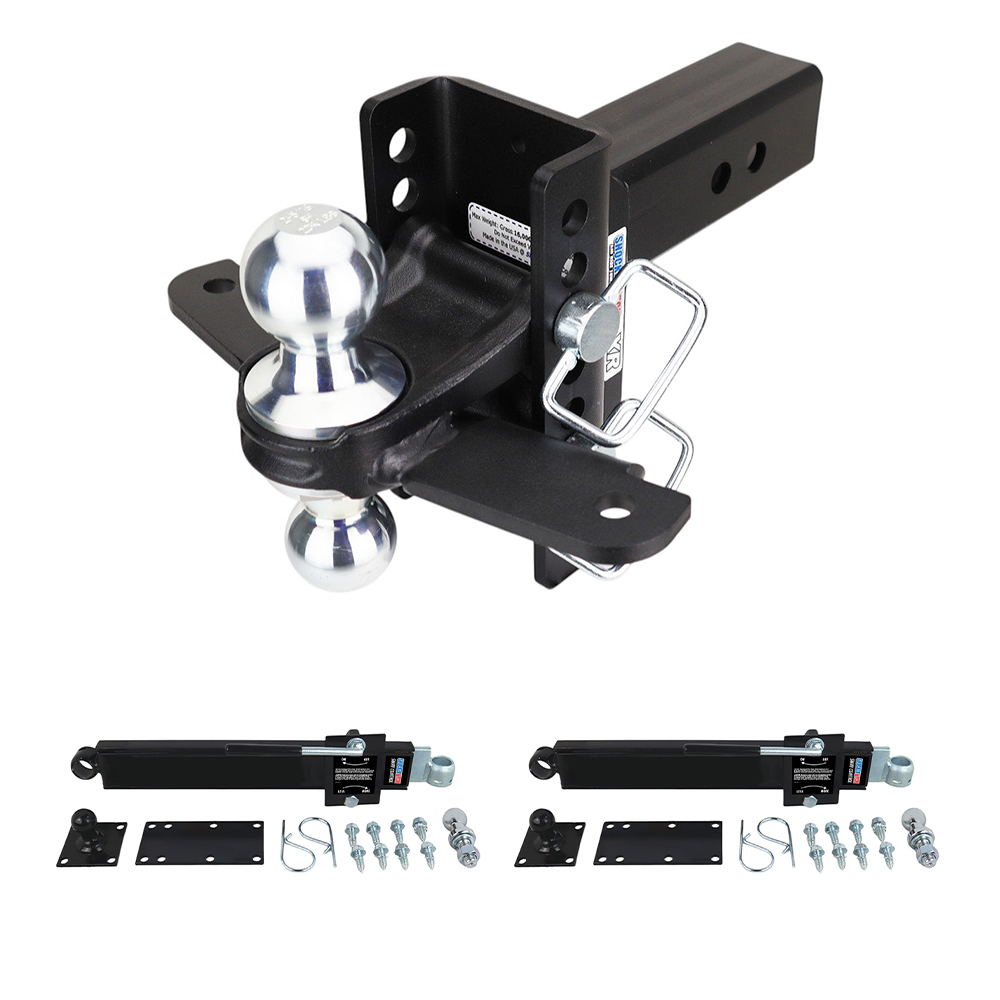 XR (8-Hole) Dual Sway Towing Kit with Chrome Combo Ball - Fits 2-1/2" Receiver