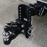 XR Pintle Ball Hitch - 10 Hole - Installed - Dropped