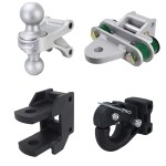 Shocker Deluxe Farm Mount Kit - (Silver Combo Ball, Cushion Drawbar, Clevis, Pintle) SH-FTK2