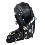 Shocker Tongue Mount Air Hitch with 14K Wallace Coupler - Vertical Channel Mount