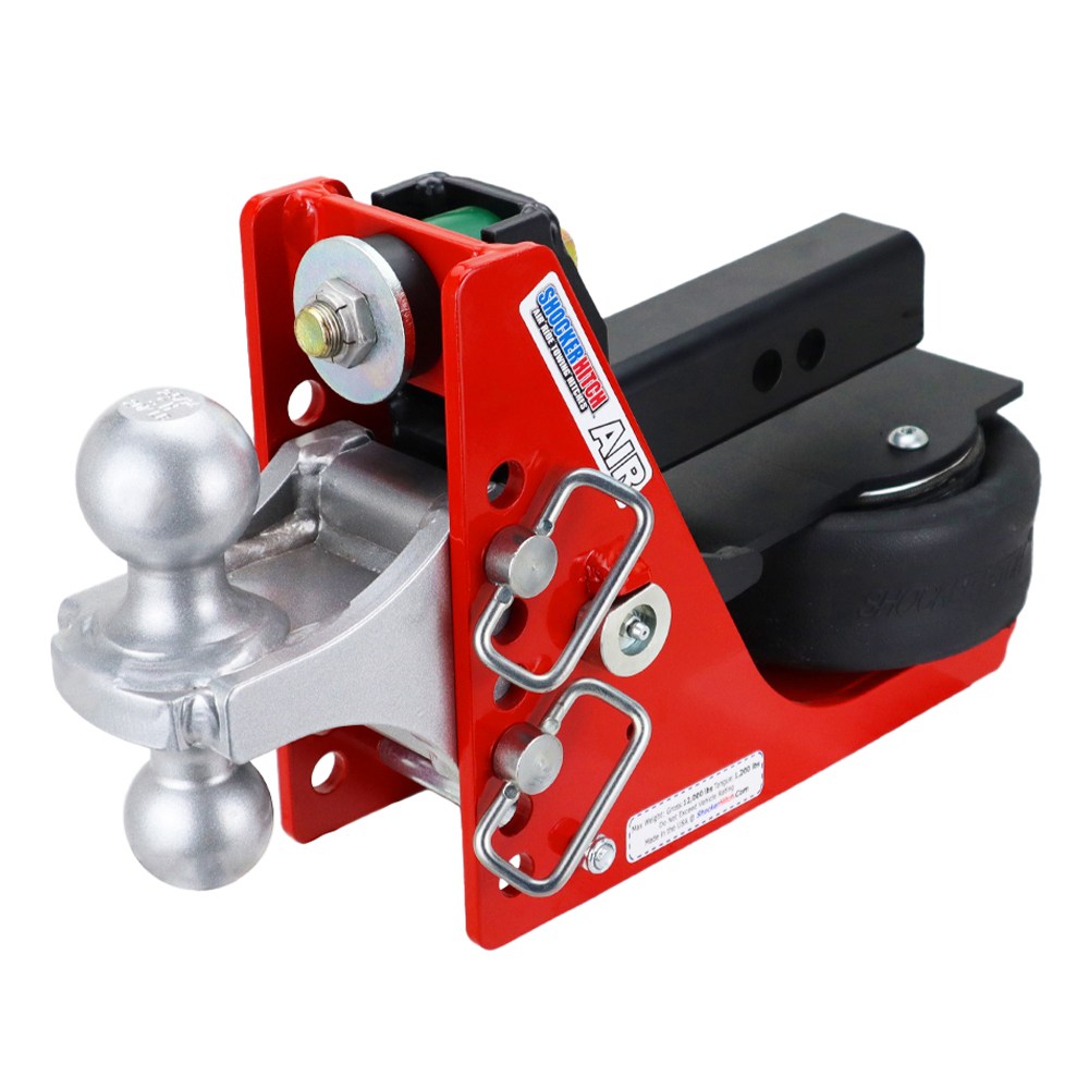 Original Shocker 12K Air Hitch with Combo Ball Mount – 7 Hole Frame