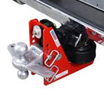 Shocker 12K Air Hitch with Silver Combo Ball Mount with Sway Tabs