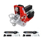 Shocker 12K Air Hitch with Sway Tab Combo Ball and Dual Sway Control Towing Kit - 2-1/2" Shank