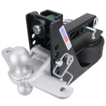 14K Max Black Air Hitch & Silver Sway Tab Combo Ball - 2" Receiver