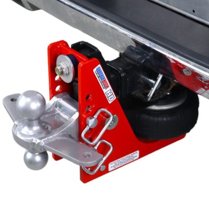 Shocker 20K HD Air Hitch with Silver Combo Ball Mount with Sway Tabs