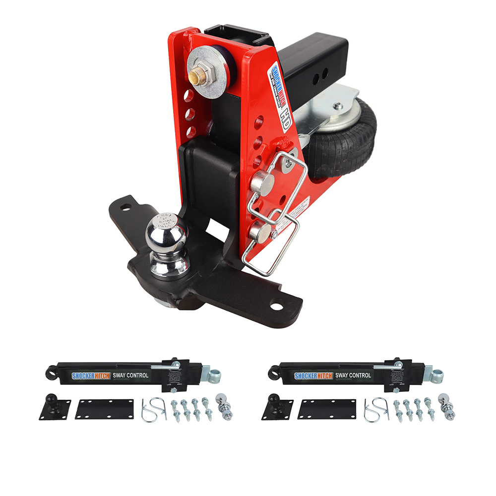 Shocker HD 20K Air Drop Hitch & Sway Control Towing Kit Shocker HD 20K Air Drop Hitch & Sway Control Towing Kit