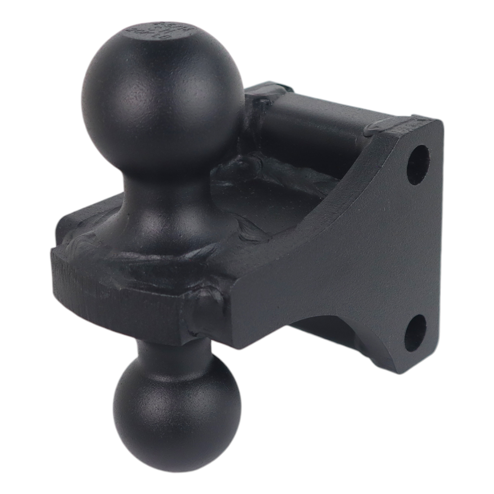 Shocker Black Combo Ball Mount 2" & 2-5/16" Balls