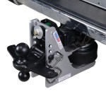 Shocker Streamline 10K Aluminum Air Hitch with Black Combo Ball Mount with Sway Tabs