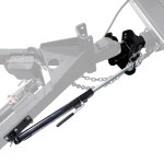 Shocker XR Drop Hitch and Black Combo Ball Sway Tab Mount with 1 Friction Sway Arm Kit
