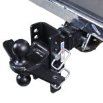 Shocker XR Drop Hitch with Black Combo Ball Mount with Sway Tabs