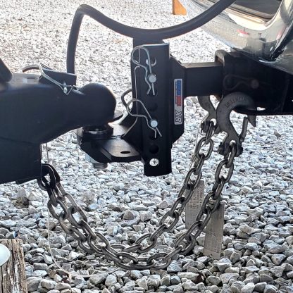 Shocker XR Drop Hitch with Sway Bar Mount Tabs Installed