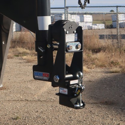 Shocker Gooseneck Air Hitch with 9 Inch Extension - Mobile Banner