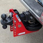 Shocker HD Air Hitch & Black Combo Ball Installed