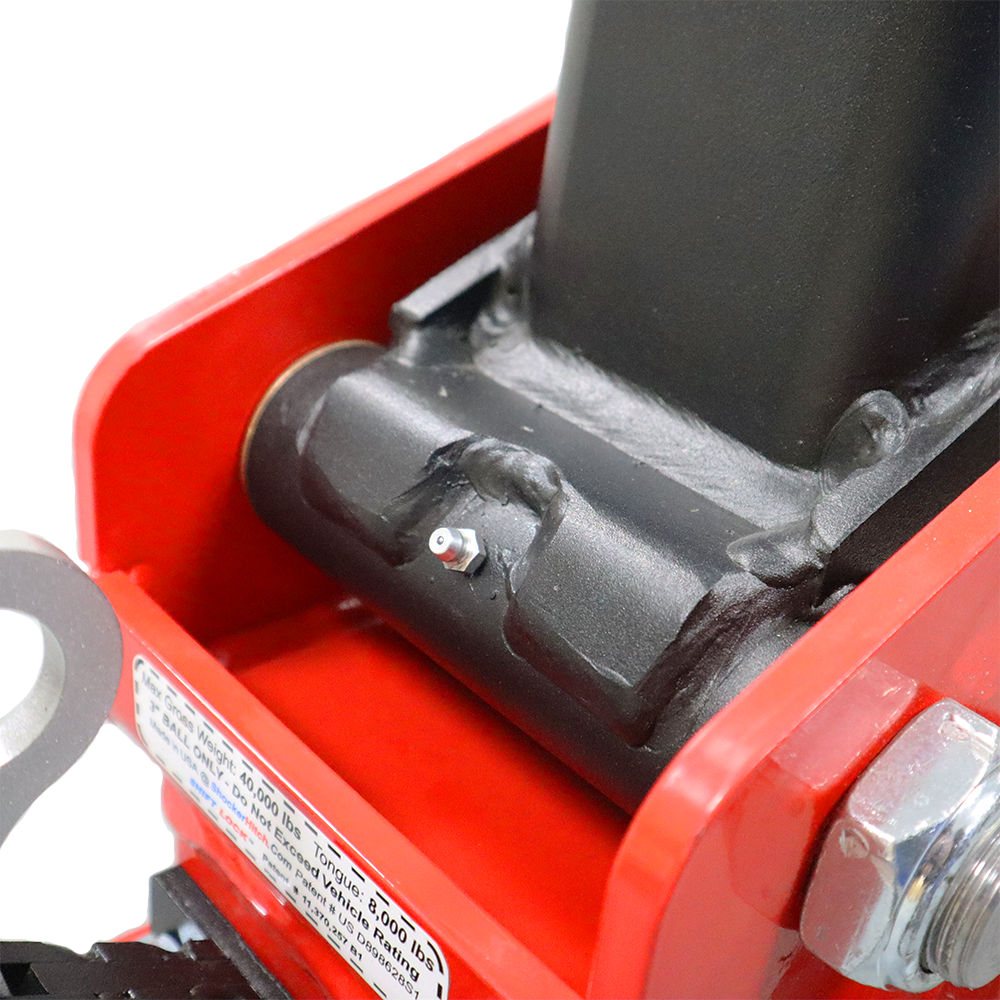 Gooseneck Air Hitch - Grease Fitting Close Up