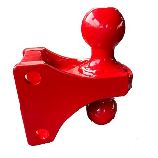 Shocker Red Combo Ball Mount Attachment 2" & 2-5/16" Balls