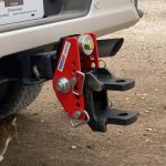 Shocker Impact Hitch with Clevis Mount Installed