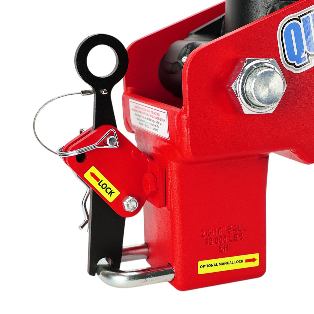Quick Air 5th to Gooseneck Air Hitch - Shift Lock (Unlatched)