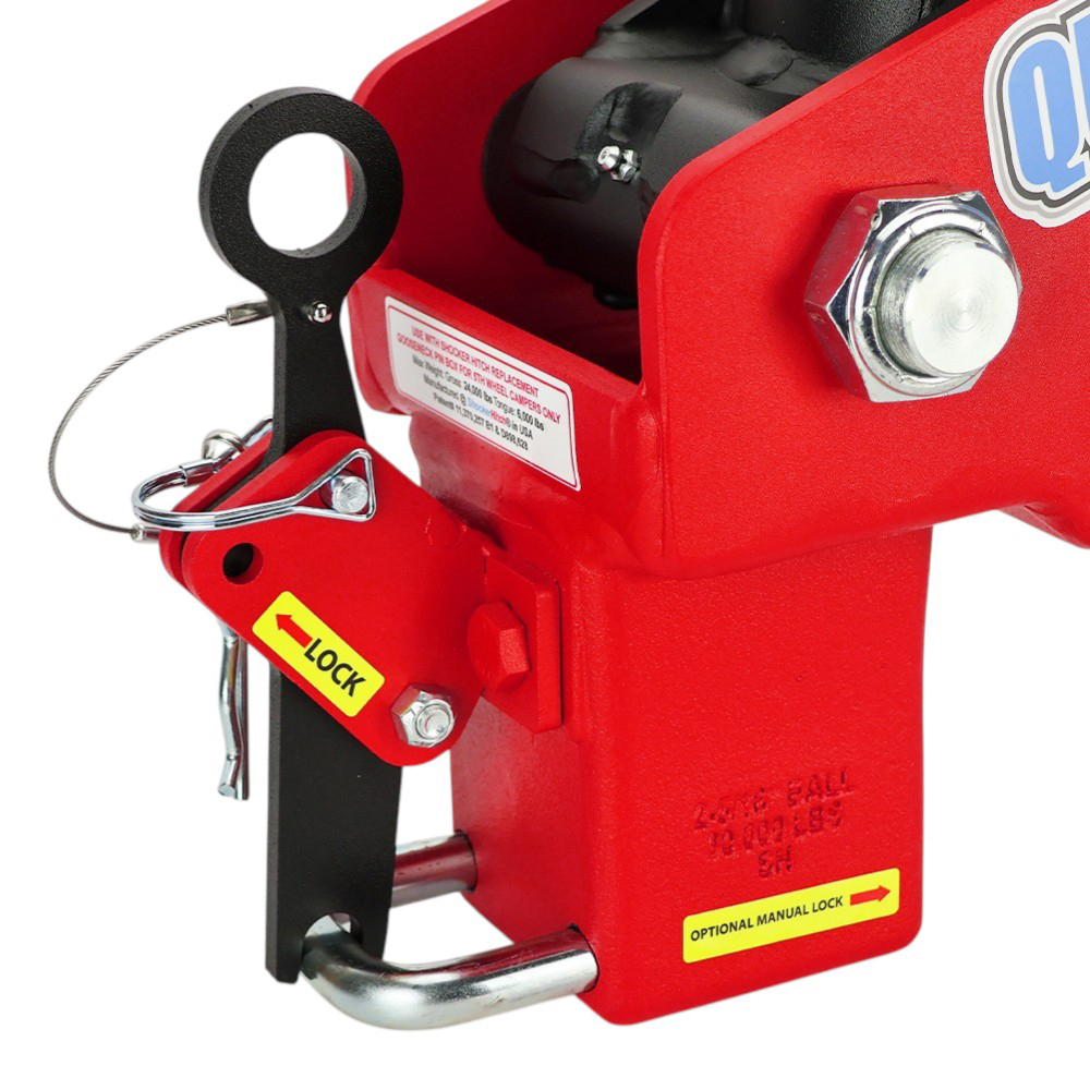 Quick Air 5th to Gooseneck Air Hitch - Shift Lock