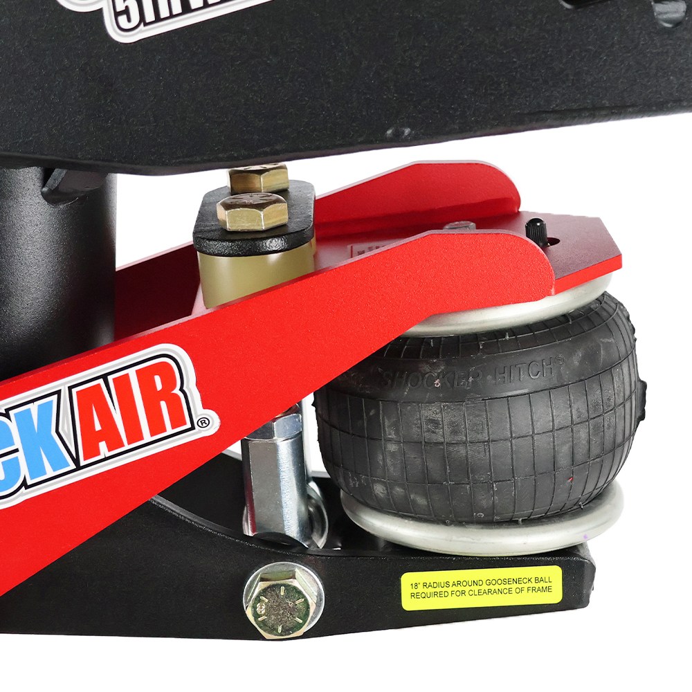 Quick Air Gooseneck with Shift Lock Coupler For 5th Wheel Gooseneck - Air Spring Bag Side