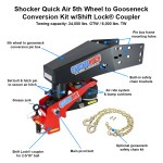Quick Air Gooseneck with Shift Lock Coupler For 5th Wheel Gooseneck - Diagram