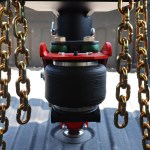 Quick Air Gooseneck with Shift Lock Coupler For 5th Wheel Gooseneck - In Use Air Spring Bag Back