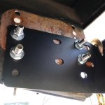 Quick Air Gooseneck with Shift Lock Coupler For 5th Wheel Gooseneck - In Use Bolted