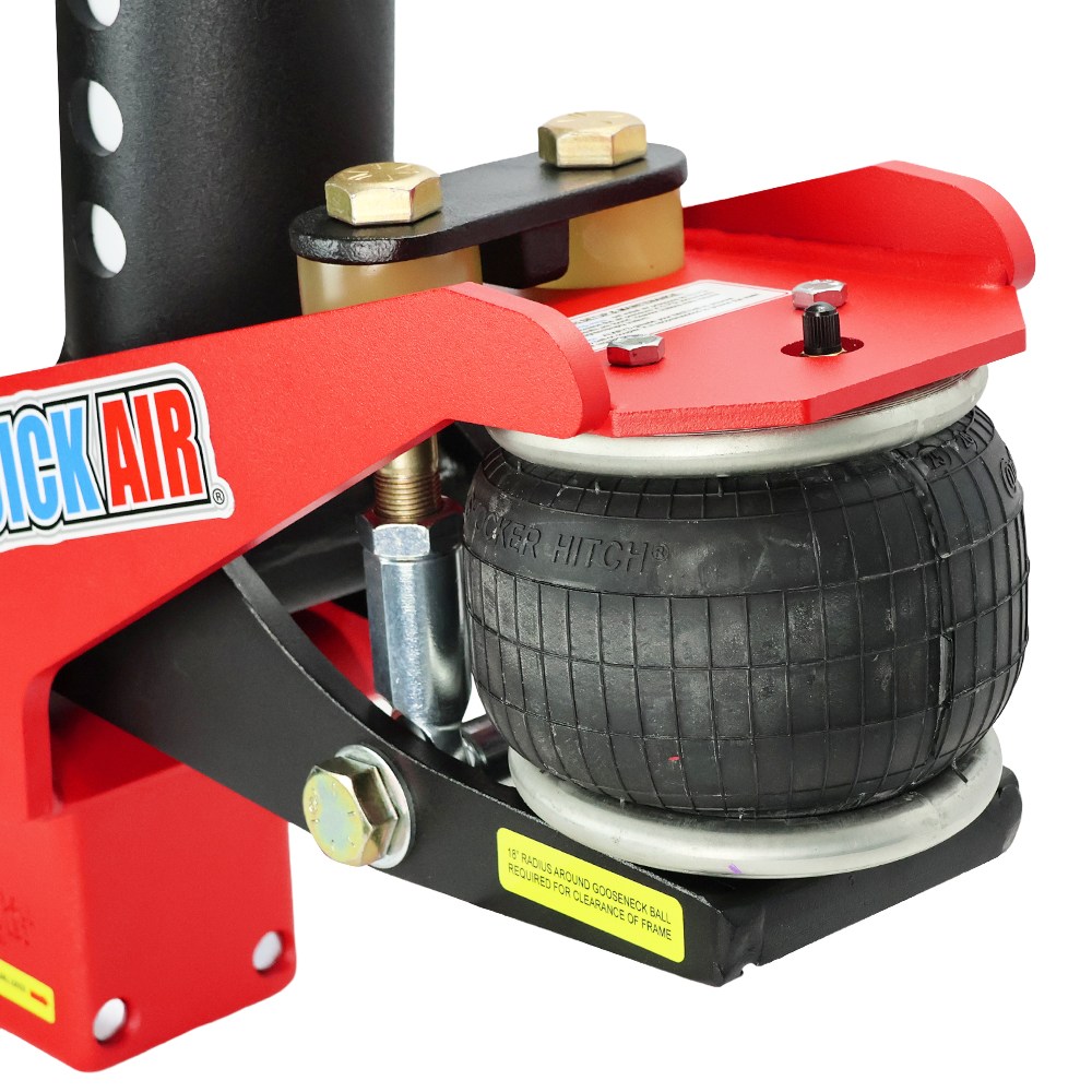 Quick Air Gooseneck with Shift Lock Coupler For 5th Wheel Gooseneck Pin Box - Air Spring Bag