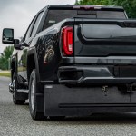 Quick Clip Commercial Grade Towing Mud Flaps- dually side view