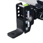 Mini Shocker Cushion Hitch with Ball Mount (No Ball) in Drop Position - 2,000 lbs GTW