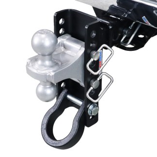 Shocker XR Silver Combo Ball with Shackle Hitch