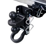 Shocker XR 8-Hole Channel Hitch with Black Combo Ball & Shackle Kit