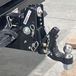 Shocker HD Max Black Air Hitch with Pintle & Ball Mount (Dropped Position)
