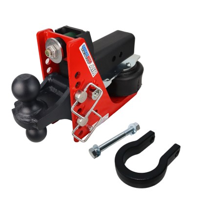 Shocker 12K Air Bumper Hitch with Black Combo Ball & Shackle Kit - For 3 Receiver