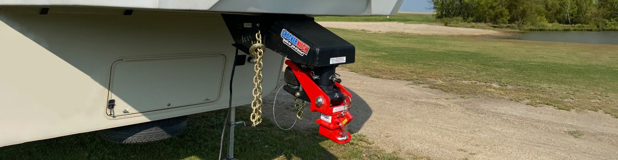 QuickAir Gooseneck to 5th Wheel Hitch Banner