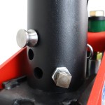 Shocker Multi-Fit Gooseneck Surge Air Hitch - Pin Hole Diagram