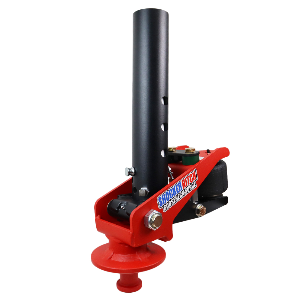 Shocker Multi-Fit Gooseneck Surge Air Hitch with King Pin