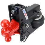 HD Max Black Air Hitch & Red Combo Ball - Fits 2-1/2" Receiver