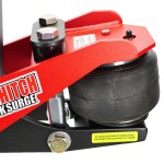 40K Gooseneck Air Hitch - Diamond C Square Telescoupler - Air Spring Bag Side