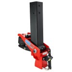 40K Gooseneck Air Hitch - Diamond C Square Telescoupler - Angle