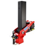 40K Gooseneck Air Hitch - Diamond C Square Telescoupler - Angled