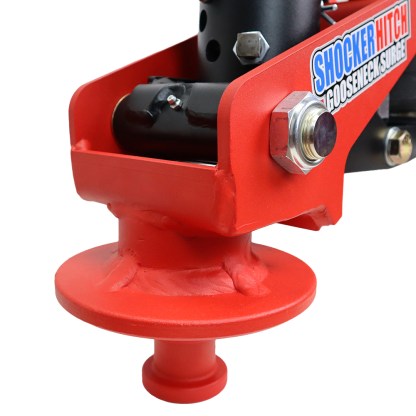 Shocker Gooseneck Surge Air Hitch with King Pin - King Pin Close Up