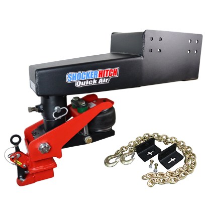 Shocker Quick Air 5th Wheel to Gooseneck Conversion Kit For Turning Point Pin Boxes (with chain kit)