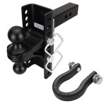 XR Hitch w/ Black Combo Ball & Shackle - 10-Hole - 2-1/2" Receiver