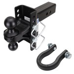 XR Hitch w/ Black Combo Ball & Shackle - 8-Hole - 2-1/2" Receiver