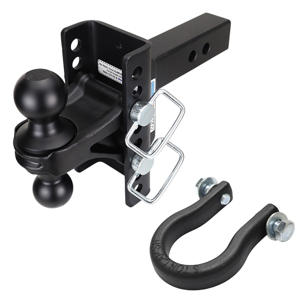 XR Hitch w/ Black Combo Ball & Shackle - 8-Hole-2" Receiver